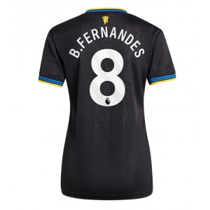 Fotbalové Dres Manchester United Bruno Fernandes #8 Dámské Třetí Oblečení 2025-26 Krátký Rukáv